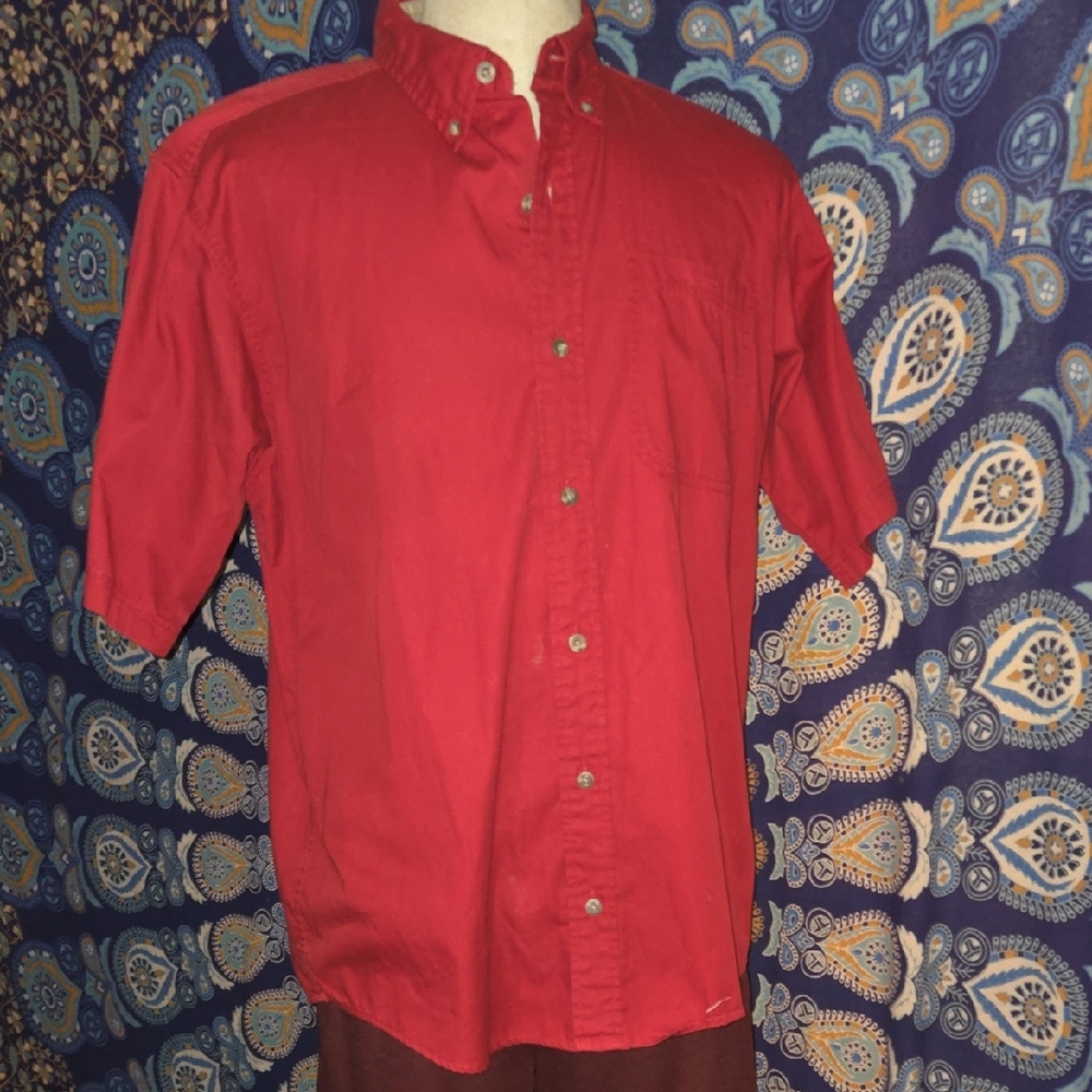 Redhead Short Sleeve Size Large Button Up